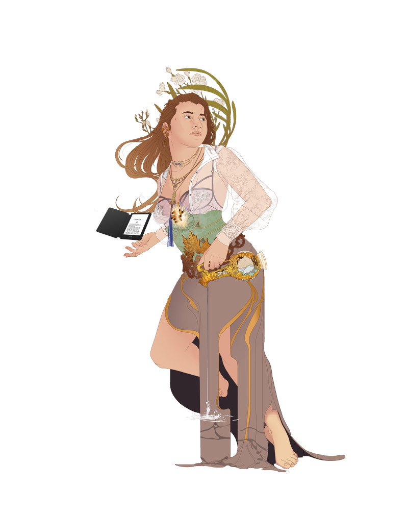 illustration style art nouveau