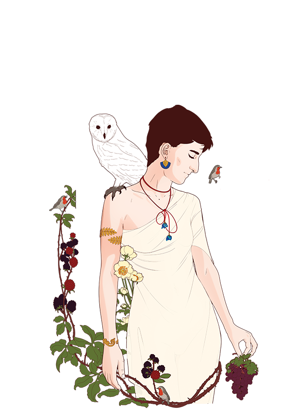 illustration style art nouveau