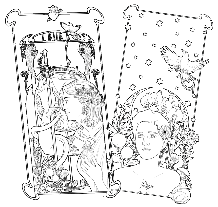 illustration de carte de tarot